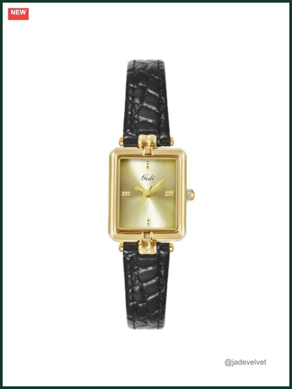 Zeruye Women's Vintage Gold Watch Leather Strap Minimalist Dress
